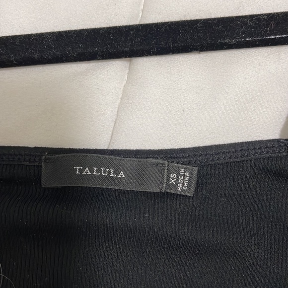 Black ribbed bodysuit Talula - Picture 3 of 4